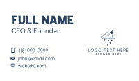 Rain Cloud Bird Business Card Design