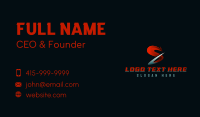  Swoosh Esports Gaming Letter S Business Card