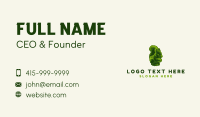 Squirrel Topiary Plant Business Card
