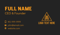 Orange Pyramid Beetle  Business Card