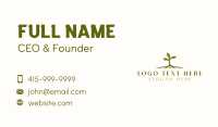 Organic Planting Eco Business Card