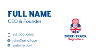 United Kingdom Lacrosse Business Card