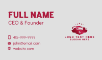 Red Sports Car Vehicle Business Card