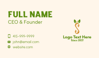 Organic Fruit Kombucha Business Card