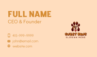 Dog Veterinary Paw Business Card Image Preview