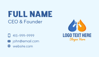 Water Fire Element Business Card