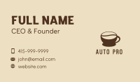 Coffee Bean Beverage  Business Card