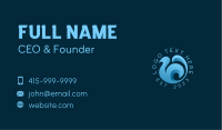 Wave Startup Company Business Card