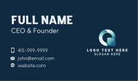 Creative Company Letter Q Business Card