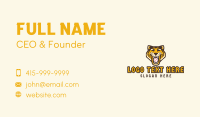 Tiger Baseball Team Business Card
