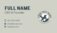 Wolf Night Hunting Business Card Design