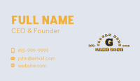 Sport League Letter Business Card Image Preview