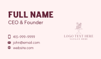 Floral Cake Dessert Business Card