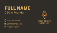 Golden Royal Grape Business Card Image Preview