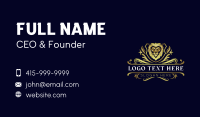  Premium Lion Shield Business Card