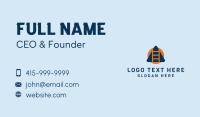Building Construction Ladder Business Card