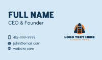 Building Construction Ladder Business Card