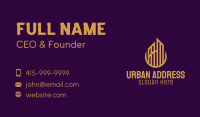 Gold Urban Towers Business Card Image Preview