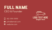 Tire Supply Business Card example 1
