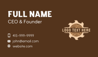 Woodworking Saw Blade Handyman Business Card Design