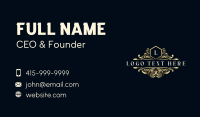 Premium Ornamental Crest Business Card