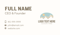 White Town House Business Card Design