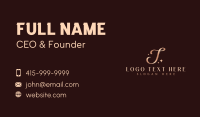 Elegant Script Boutique Business Card