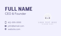 Coral Clam Shell Business Card Design