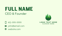 Minimalist Forest Camp Business Card Design