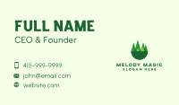 Minimalist Forest Camp Business Card