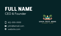 Ocean Tropical Beach Business Card