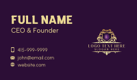 Royal Insignia Shield  Business Card Design