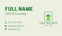 Green Arabian Structure  Business Card