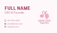 Pink Travel  Bike  Business Card
