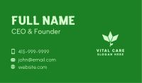 Vegan Restaurant Business Card example 4