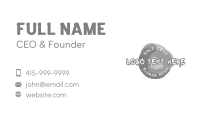 Scribbling Business Card example 1