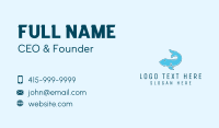 Swimming Fresh Fish  Business Card Design