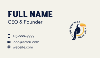 Toucan Bird Aviary Business Card