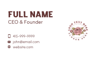 Camellia Flower Blossom Business Card