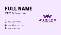 Violet Bat Business Card