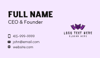Violet Bat Business Card