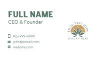 Herbal Marijuana Leaf Business Card