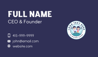 Kids Badminton Sports Business Card