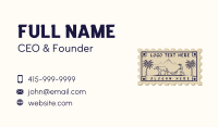 Carabao Postage Stamp  Business Card