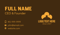 Golden Chef Hat  Business Card