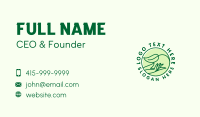 Agriculture Leaf Hand Business Card