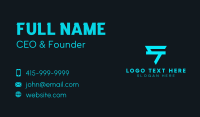 Letter S Cyber Squad   Business Card Design