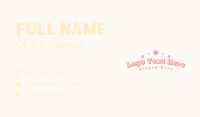 Cute Quirky Flower Business Card