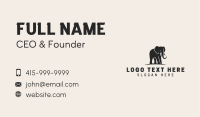 Wildlife Elephant Animal Business Card