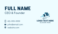 Blue House Waves Business Card